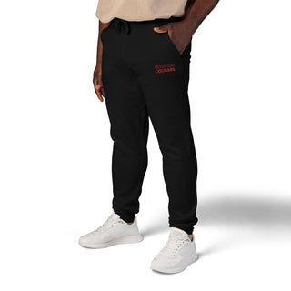 Embroidered Unisex Fleece Sweatpants - Cozy and Casual Attire