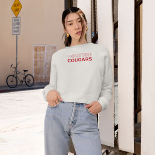 Cougars Women's Cropped Fleece Pullover
