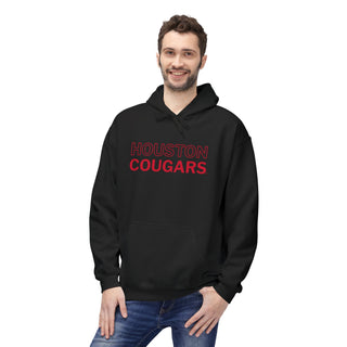 Houston Fleece Hoodie - Large font - Comfortable Unisex Apparel
