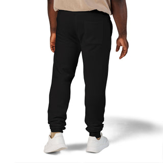 Embroidered Unisex Fleece Sweatpants - Cozy and Casual Attire
